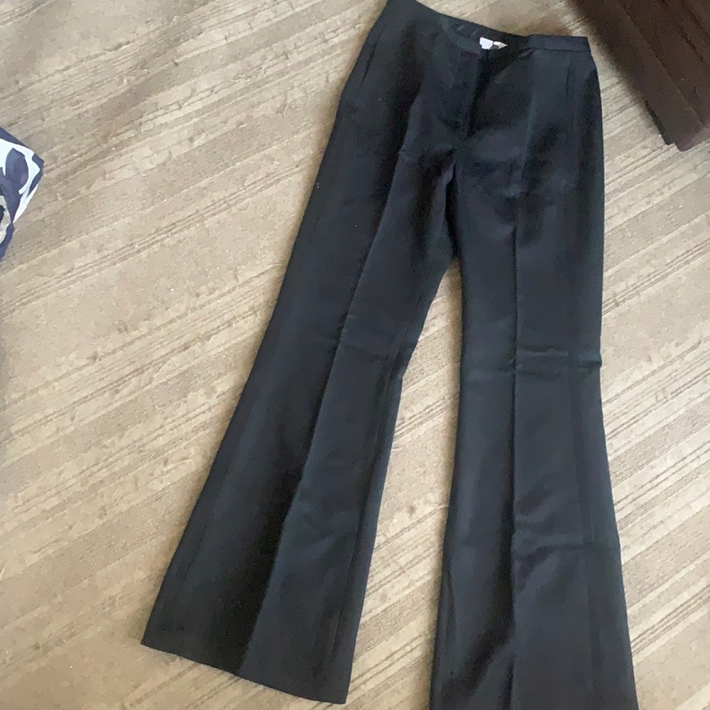 High waisted black dress pants